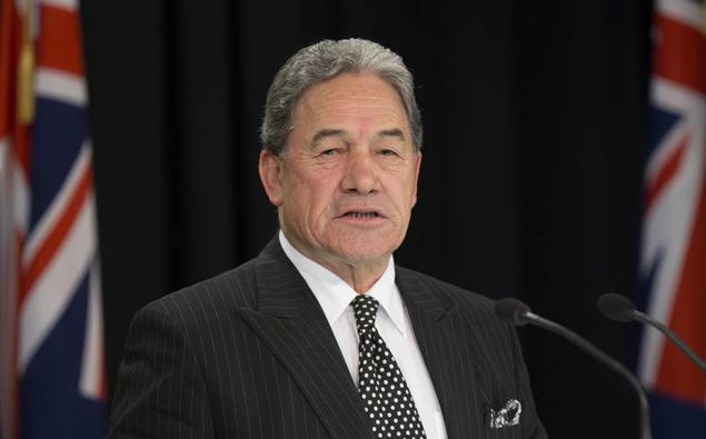 NZ First leader Winston Peters. (Photo \ Mark Mitchell)