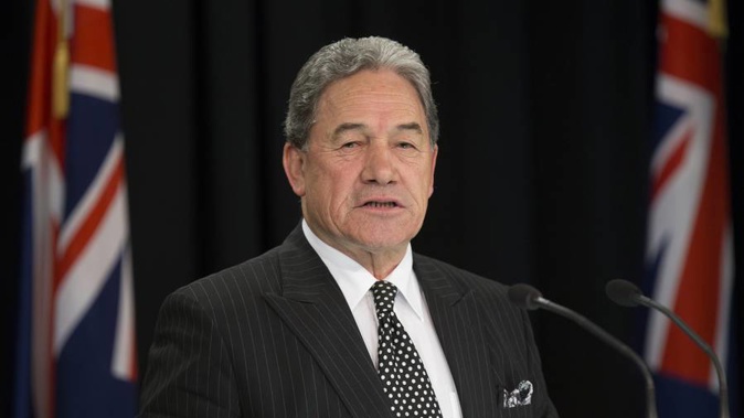 NZ First leader Winston Peters. (Photo \ Mark Mitchell)