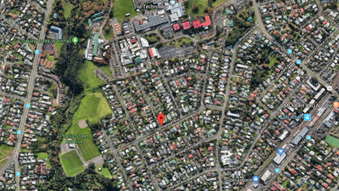 The man ran down Springleigh Ave toward Phyllis St Reserve after the assault. (Image / Google Maps)