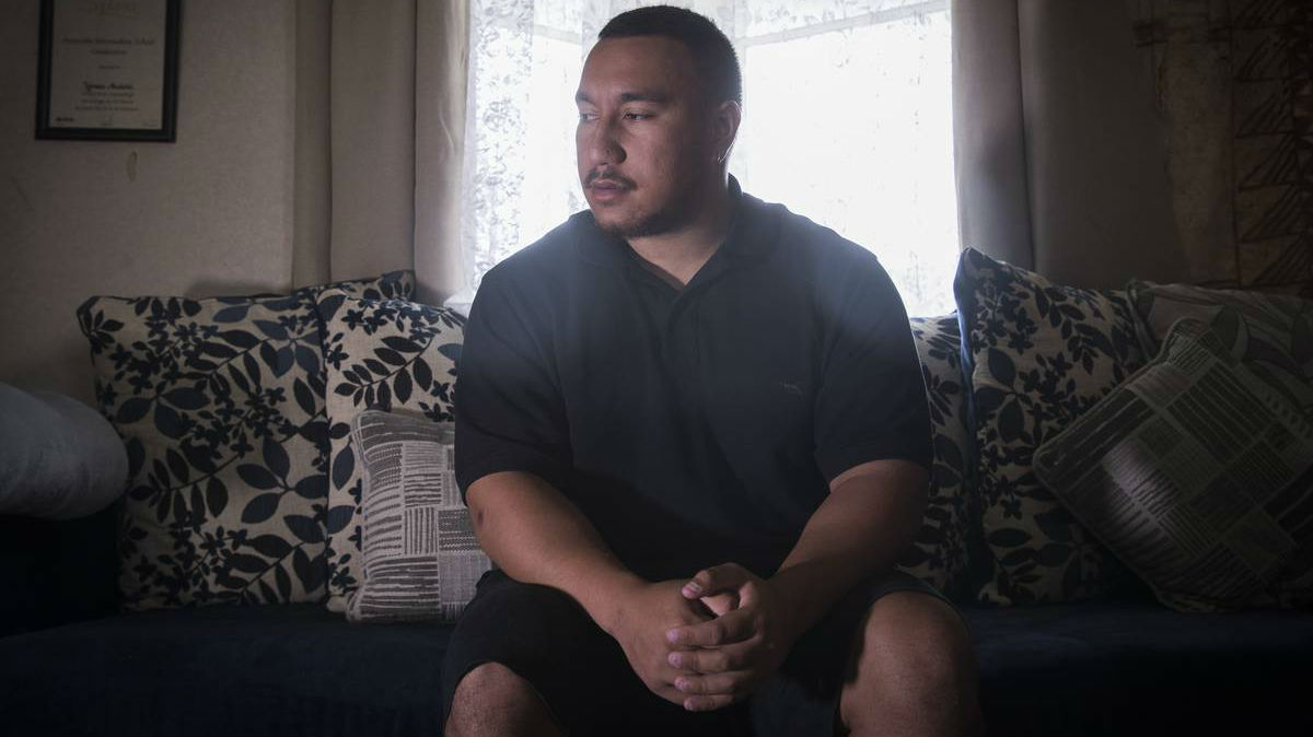 Kyal Brown was delivering a load of taro to a fruit and vege store in Manurewa one afternoon when armed police jumped from a car and forced his friend and himself to the ground and handcuffed them.They tried desperately to convince them they had the wrong man. (Video / Greg Bowker)