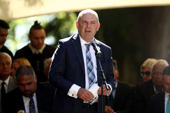 Steven Joyce announced on Tuesday that he is leaving parliament. (Photo \ Getty Images)