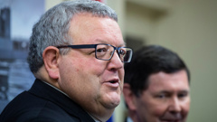 But if it stung, it didn’t show. I think he’s genuinely enjoyed the freedom of no diplomatic responsibilities. (Photo \ NZ Herald)