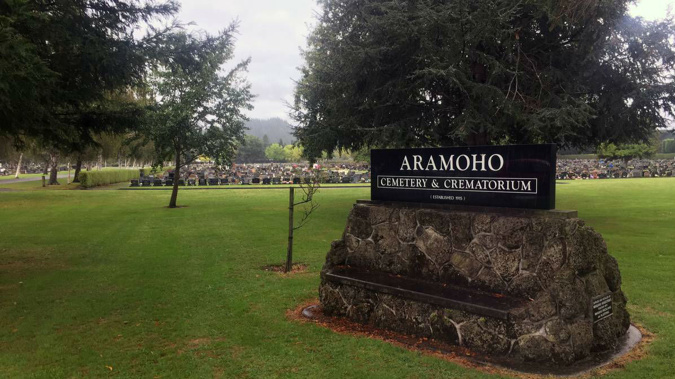 The Whanganui District Council is being called on to fix problems with water in Aramoho Cemetery graves. (Photo / Stuart Munro)