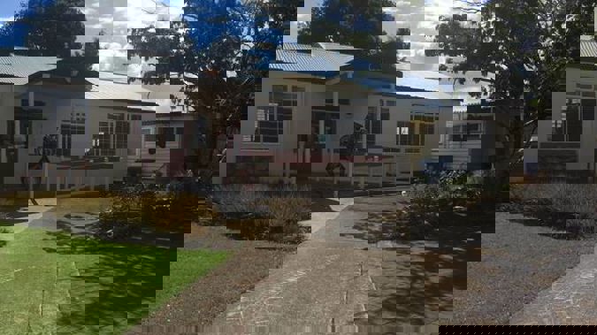 Paerata School was in lockdown earlier as a precaution after a man was shot nearby. (Photo / Google Earth)