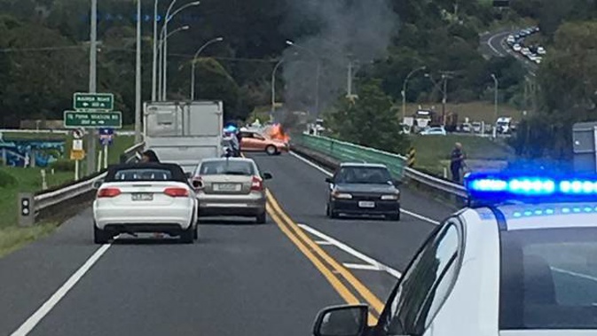 Police are still looking for a driver who fled from them on State Highway 2 earlier today. (Photo / Supplied)