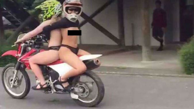 Shannon Jorjia Read was one of six girls involved in an annual streaking event last November. Picture / supplied