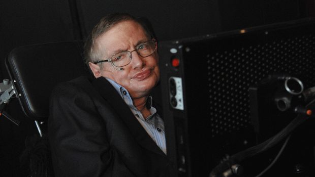 Stephen Hawking died at the age of 76 yesterday. (Photo \ Getty Images)