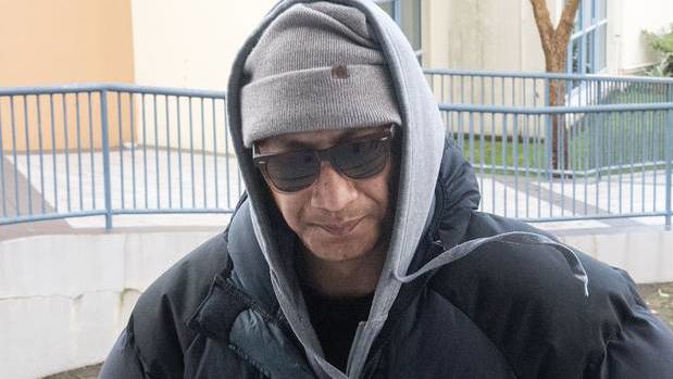Rapper Scribe, whose real name is Malo Ioane Luafutu, is fighting six charges during a judge-alone trial at Christchurch District Court today. (Photo / NZ Herald)