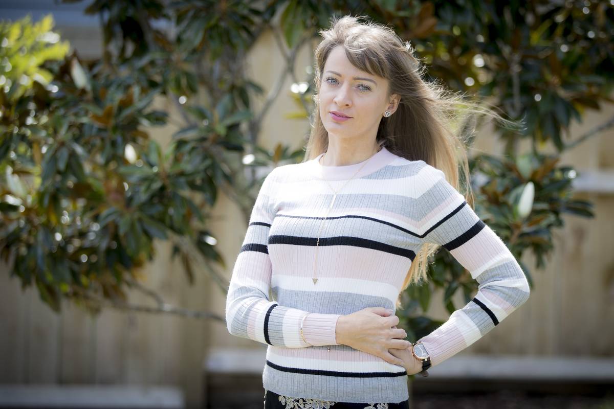 Olga Ovsyannikova signed up for a nude photo shoot that was cancelled after she refused to sign a model release form (Photo \ NZ Herald) 