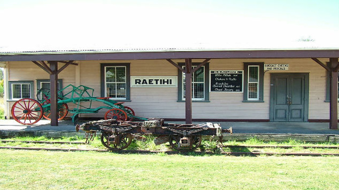 The old Raetihi train station at the Waimarino Museum (Photo: The Dinosaur House, Wikipedia)