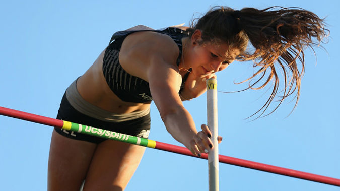 The jump was eight centimetres higher than her previous best (Image / Getty Images)