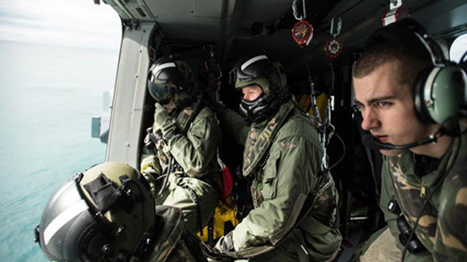 The Defence Force will continue the search for the mssing fishermen who have been lost at sea for 5 days. (Photo/ NZDF)