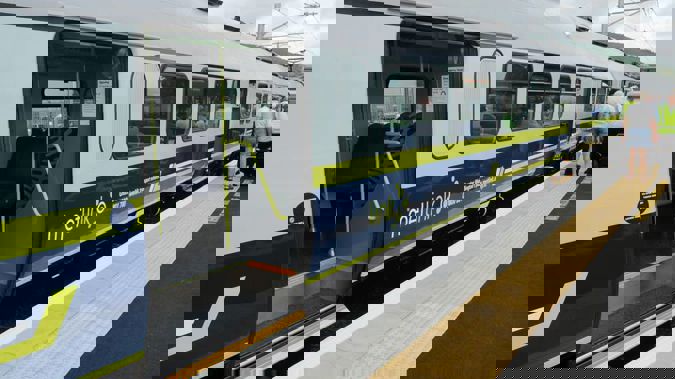 Three people have been arrested after leading police on a chase over train tracks this morning. (Photo/ NZ Herald)