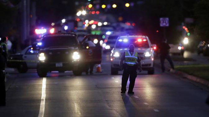 Emergency vehicles near the site of one of the explosions in Austin, Texas. (Photo / AP)