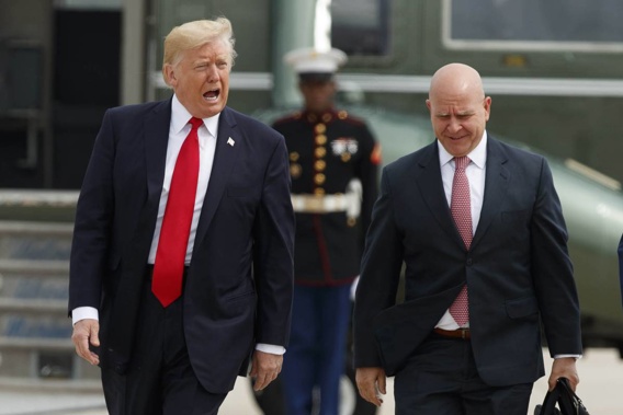 H.R. McMaster, right, will be replaced by John Bolton. (Photo / NZ Herald)