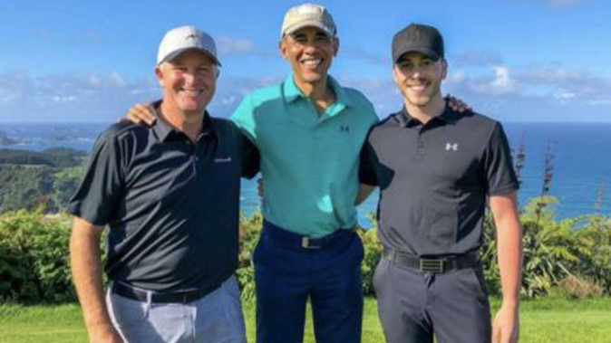 John Key was a big part in bringing Obama to Auckland. (Photo / Twitter)