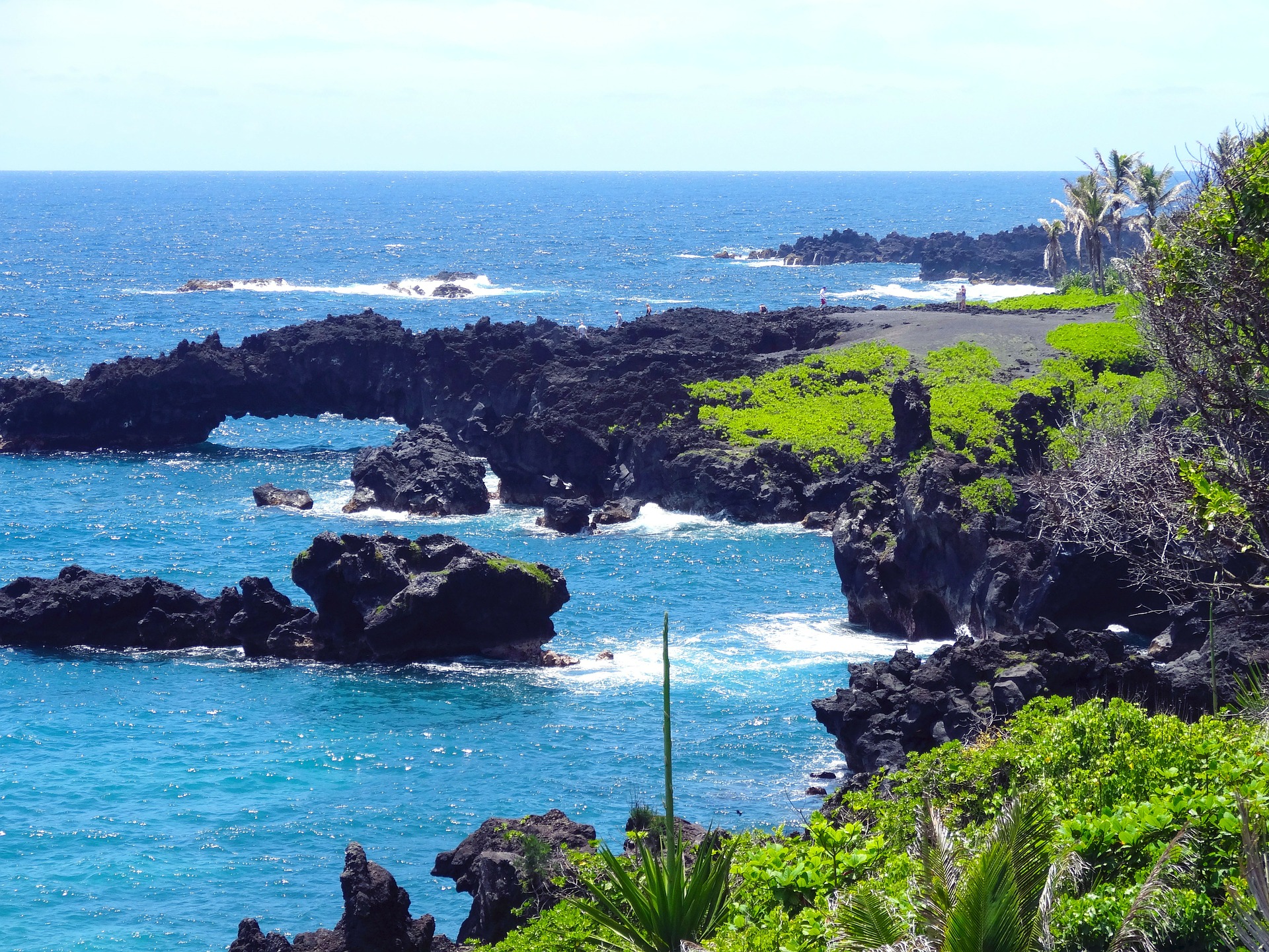 At Keanae, you can find jagged outcrops of laval rock. (Photo / Mike Yardley)