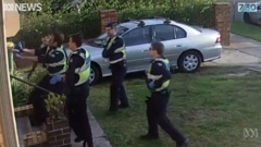 Melbourne police were captured on video taking down a disability pensioner. (Photo / Twitter, ABC video)