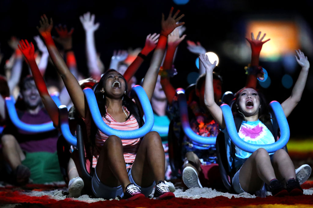 Performers during the Opening Ceremony for the 2018 Commonwealth Games.