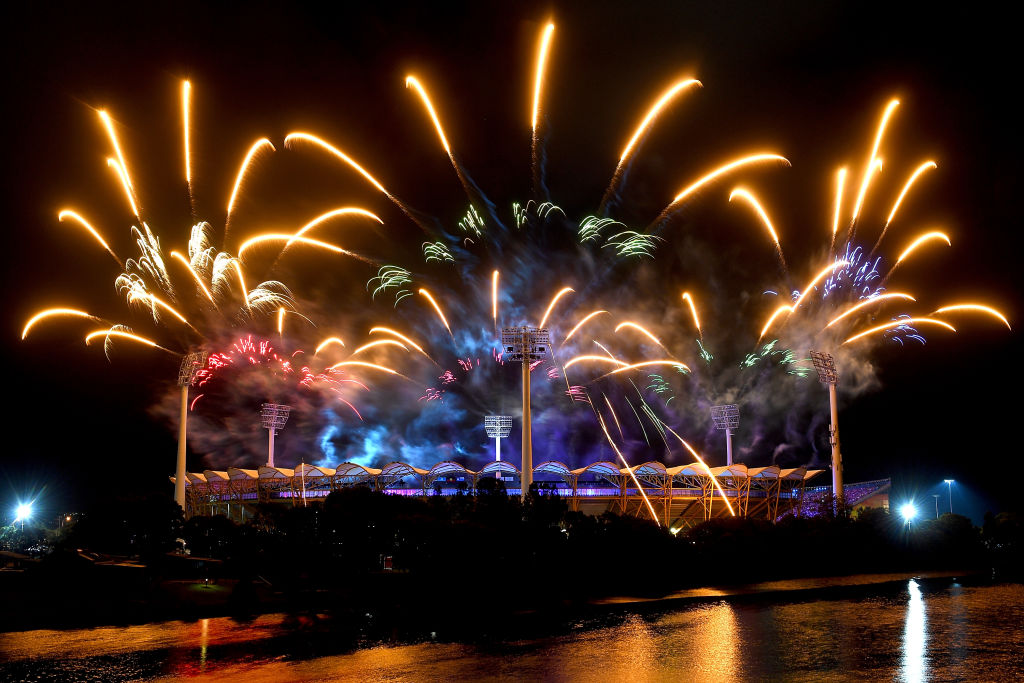 General view during the Opening Ceremony for the Gold Coast 2018 Commonwealth Games.