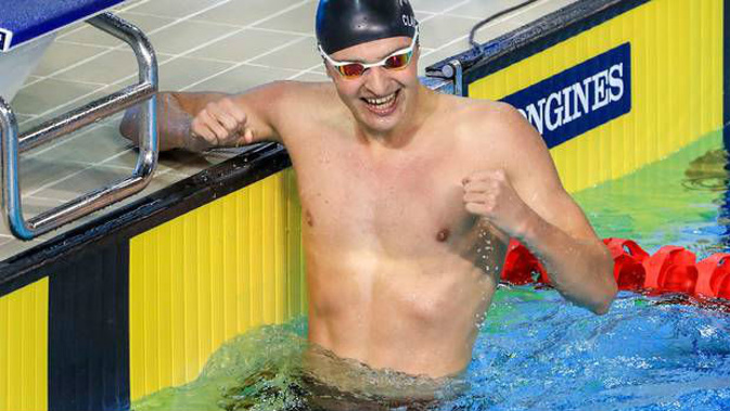 New Zealand's Lewis Clareburt wins bronze in the mens 400m medley. (Photo / Photosport)
