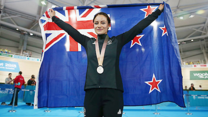 Natasha Hansen won a silver medal in the individual sprint. (Photo: Photosport)