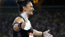 Valerie Adams finishes second in shot put final