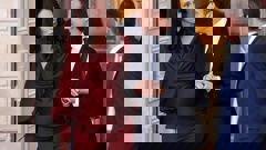 Jacinda Ardern went from a meeting with French President Macron to doing a lecture on climate change. (Photo / AP)