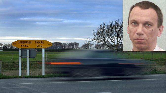 Polish man Milosz Urbanek had already been ticketed for speeding near Timaru before the serious crash