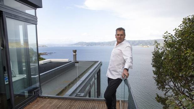 Matt Ryan whose Karaka Bay, Wellington, house was rented to a foreign diplomat. (Photo / Mark Mitchell)