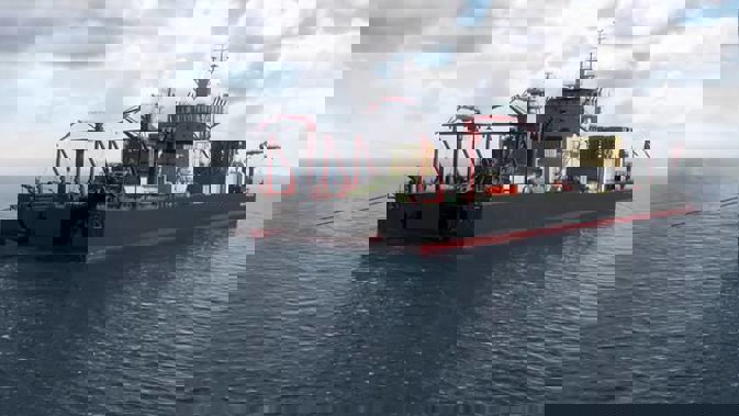 Trans-Tasman Resources' mining vessel could look like this. (Photo/ Supplied)
