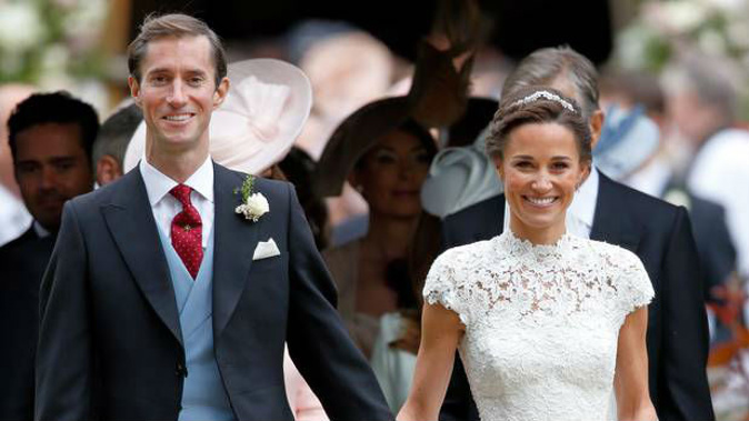 Pippa and James Matthews began dating in 2016 and married near her family home last year. (Photo / Getty)