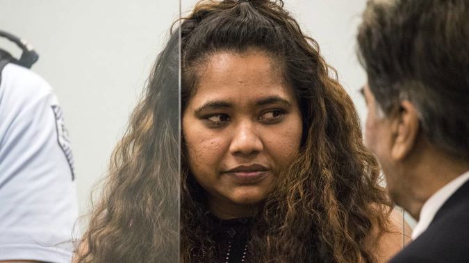 Kasmeer Lata at sentencing in the High Court at Auckland last week (Photo \ NZ Herald)