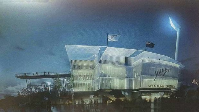 Proposed image of the National Cricket Ground at Western Springs in Auckland. (Photo/ Supplied)