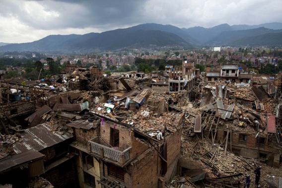 Damage after the Nepal in earthquake 2015. (Photo/ NZ Herald)