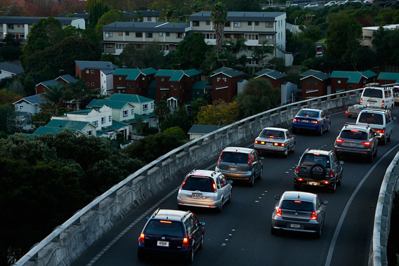 Aucklanders travelling on a new road will be hit with fuel excise, regional fuel tax and tolls. (Photo \ Getty)