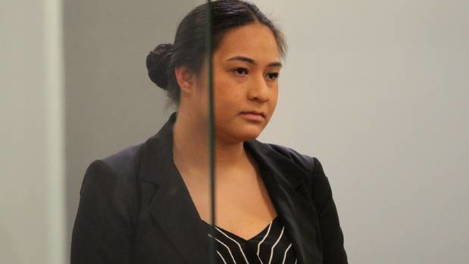Sydnee Shaunna Toulapapa was sentenced today for helping to kidnap a newborn baby. (Photo / Sam Hurley)