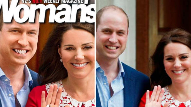 The photoshop effort has come under fire. (Photo / Twitter)