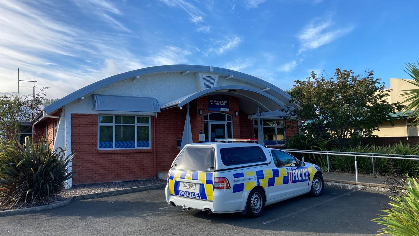 A man who scrawled f... the police on the back of a patrol car in Nelson has escaped conviction. Photo / Tracy Neal