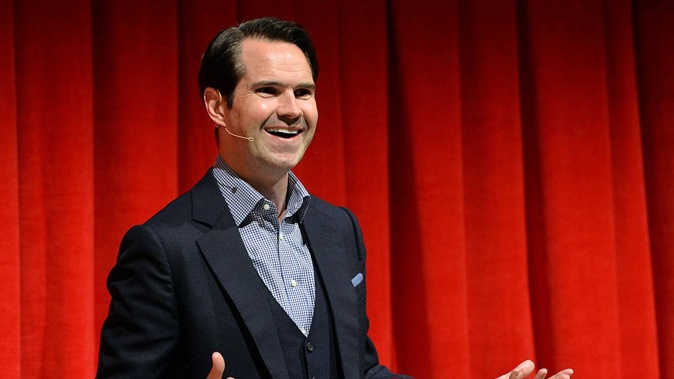 Jimmy Carr's shock comedy often leaves audiences gasping. Photo / Getty Images
