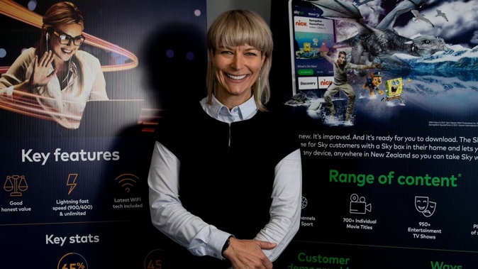 Sky TV chief executive Sophie Moloney. Photo / Dean Purcell.