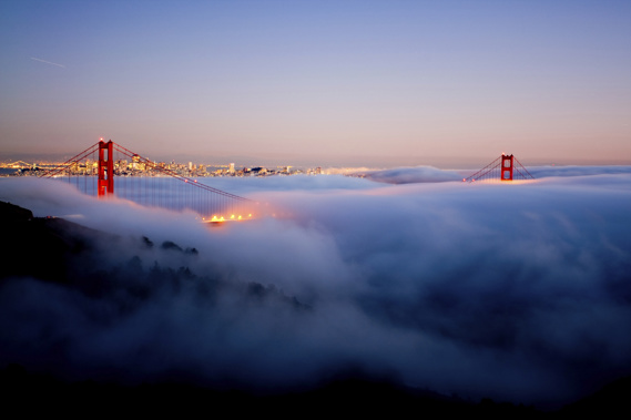 Fog over San Francisco (Image / Mike Yardley)