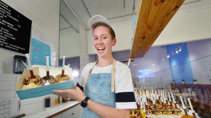 Morgan Hipworth runs doughnut shop Bistro Morgan in Windsor. (Photo / News Corp Australia)