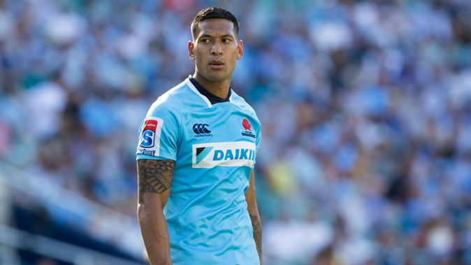 Israel Folau is not backing down from the controversy over his previous comments. (Photo / Getty)