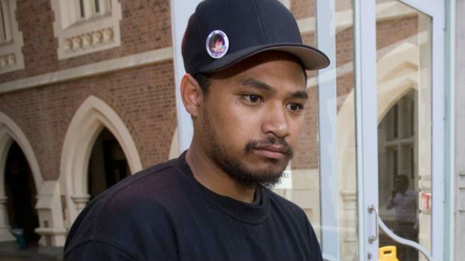 Ike Te Awa at court after his daughter's murderer was sentenced. New Zealand Herald photograph