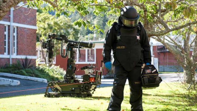 The Defence Force's E Squadron (Explosive Ordnance Disposal or EOD) were called out 330 times in the first three months to March, compared to 121 times in the same period last year. Photo / Supplied