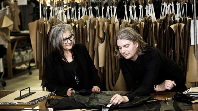 Zambesi fashion designers Liz Findlay, also co-owner, and Dane Johnston. (Photo / Babiche Martens)