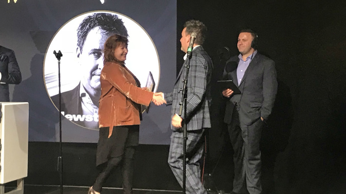 Mike Hosking won Best Talk Presenter and Outstanding Contribution to Radio. (Photo / Newstalk ZB)