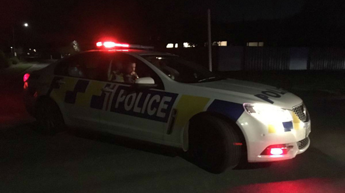 The driver crashed during a short chase after refusing to stop for police. (Photo: NZ Herald)