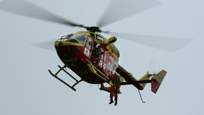 The Westpac rescue helicopter has been based at Mechanics Bay for many years. (Photo / Getty)